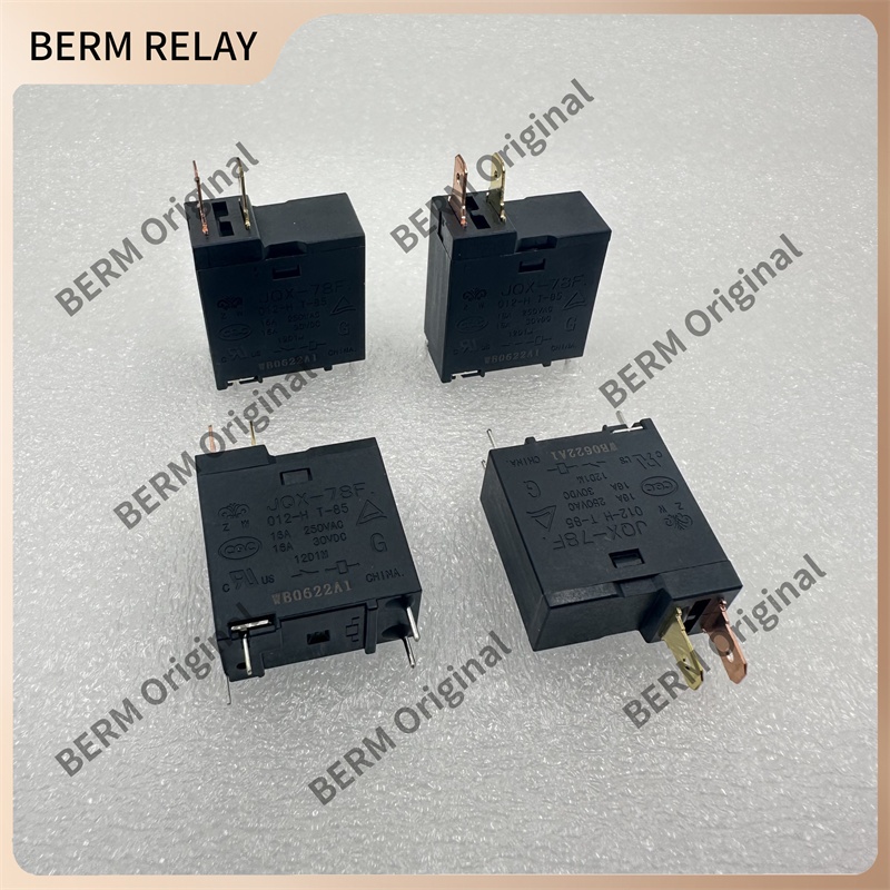 BERM JQX-78F 012-H relay 4 ขา 2 หัวปลั๊ก 16A 250VAC 30VDC  รีเลย์ สินค้าของแท้