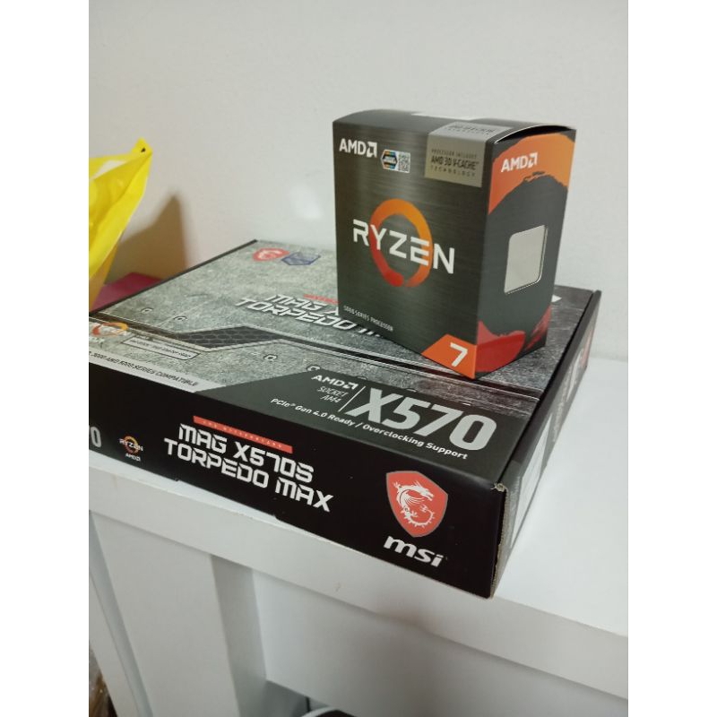 AMD Ryzen7 5700X3D +X570S+ xสุ่ม😆