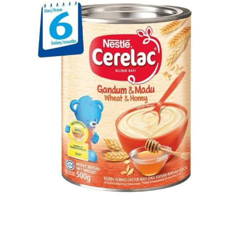 Cerelac Infant Cereals Wheat & Honey (225G & 500G)