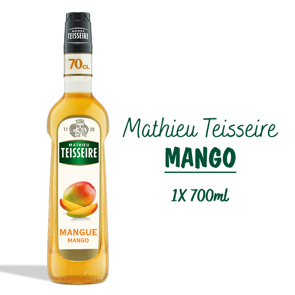 Mathieu Teisseire น้ำเชื่อมกลิ่นมะม่วง 700มล. | Mathieu Teisseire Mango Syrup