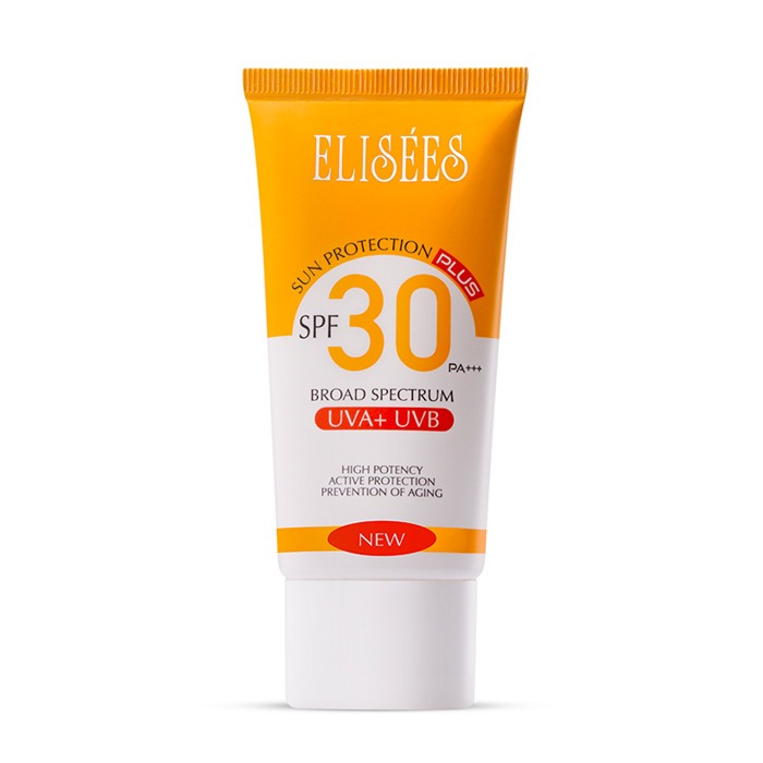 Elisees Sun Protection Plus SPF30 / PA+++ (กันแดด SPF30 สีเบจ)