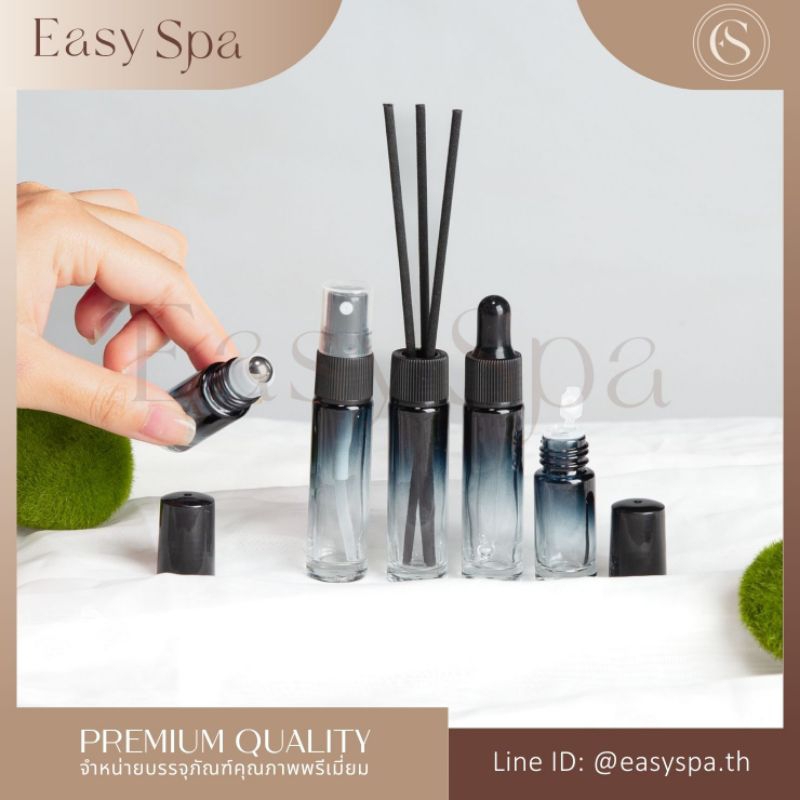 ขวดอโรม่า 5 ML 10 ML 15ML ขวดดิฟฟิวเซอร์ดรอปเปอร์ ก้านน้ำหอม reed diffuser dropper ขวดหยดน้ำมันหอมระเหย ขวดจุกหยด