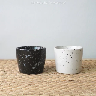 Tea Cup แก้วน้ำชาเซรามิค ก้นตัด สไตล์มินิมอล ขนาด 160 มล. ใช้เป็นแก้วใส่เทียนหอมได้