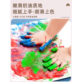 สีน้ำ เข้มข้น 12 สี ปลอดสารพิษ fun paint set สีโปสเตอร์ สีน้ำสำหรับเด็ก 60ml