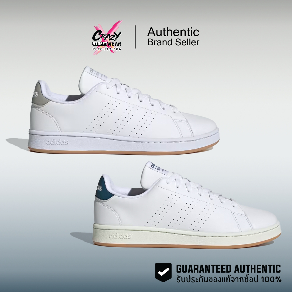 Adidas Advantage (GZ5303 / GZ5302) สินค้าลิขสิทธิ์แท้ Adidas รองเท้าผู้ชาย อดิดาส ของแท้ รองเท้าลำลอง