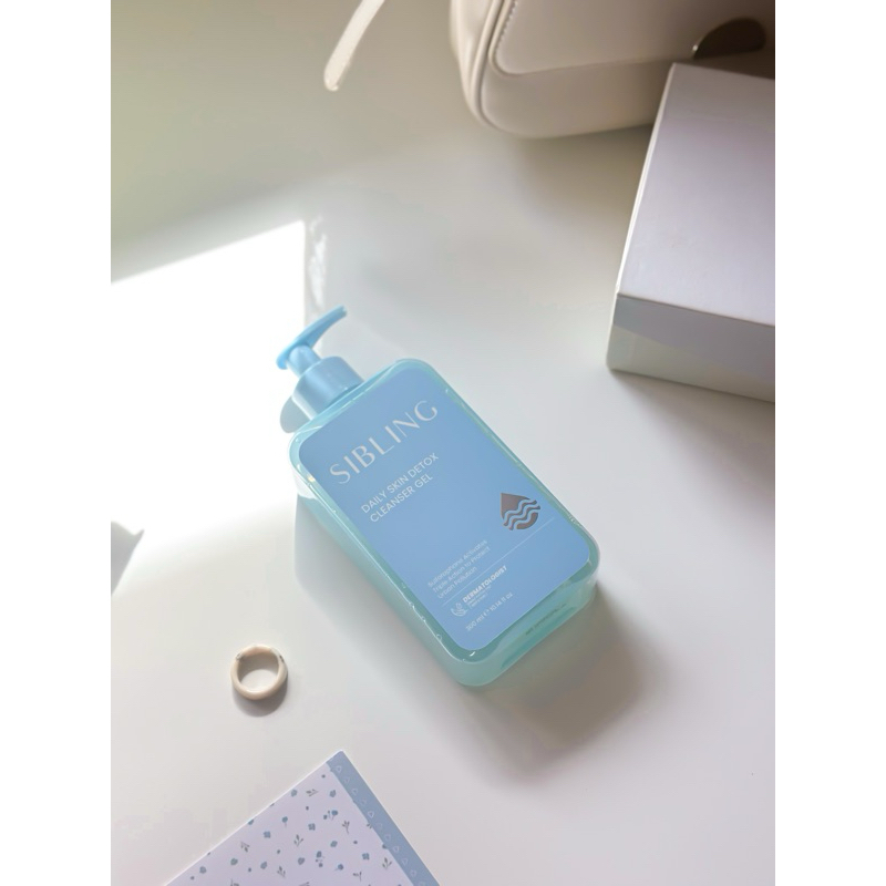 เจลล้างหน้าซิบบลิ้ง 300ml Daily skin detox cleaner gel sibling