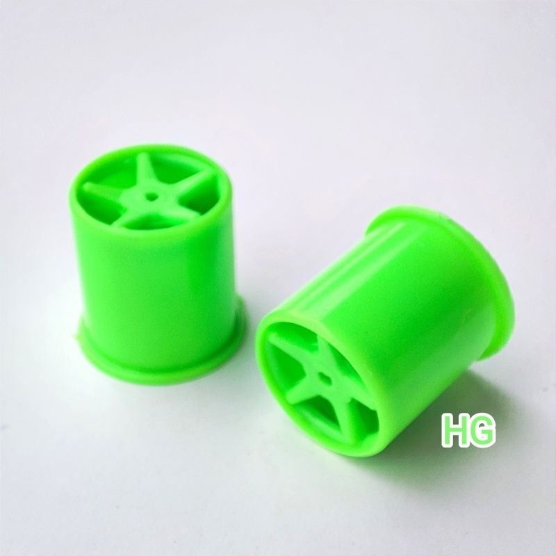 ล้อ รถกระป๋อง HG หน้ากว้าง ล้อนันยาง Mini4wd ขายเป็นคู่