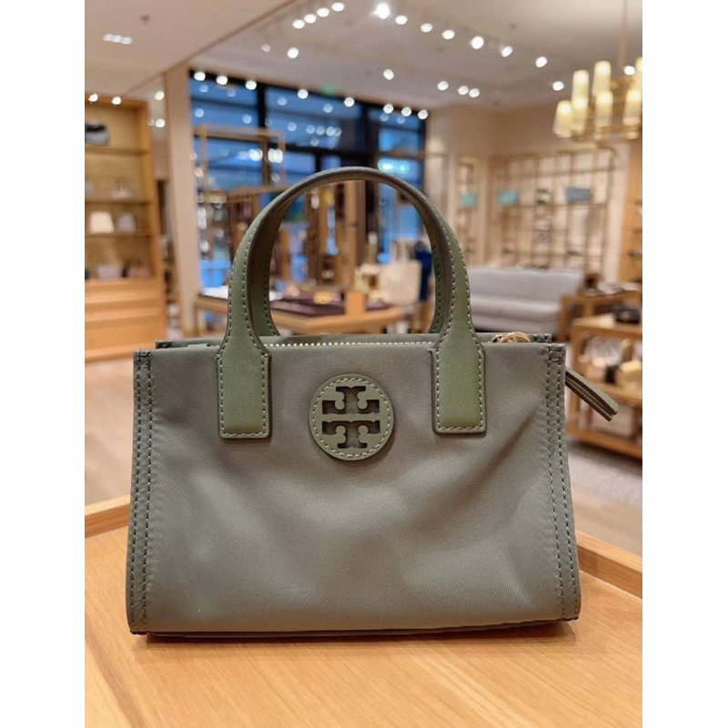 TORY BURCH ELLA NYLON MINI TOTE BAG