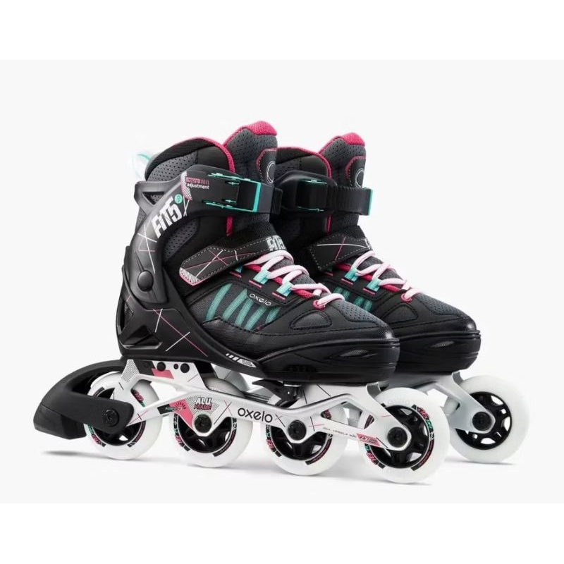 รองเท้าอินไลน์สเก็ต OXELO รุ่น FIT 3 สำหรับเด็ก อายุ 10 ปี ขึั้นไป/มือสอง