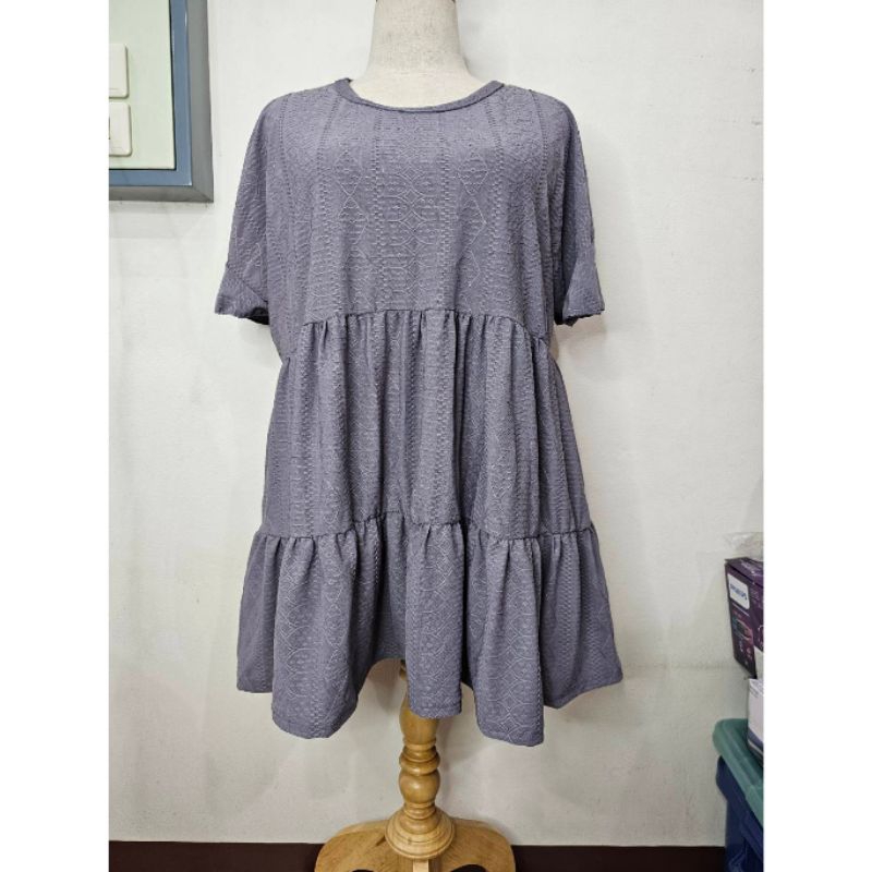 เสื้อสาวอวบ เสื้อสาว Size Jumbo ผ้าลูกไม้ยืดฉลุ ผ้าเปลือกไม้ ผ้าร่อง อก 48-60 นิ้ว ผ้ามีน้ำหนัก - รูปที่ 2