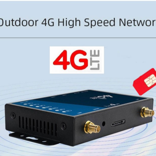 4G Wifi Router 300Mbps Industrial WiFi 4 Detachable Antenna SMA Port SIM Card Slot Easy Setup Plug &