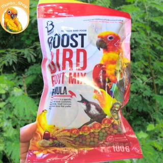 อาหารนก BOOST BIRD ผลไม้อัดเม็ด 100g