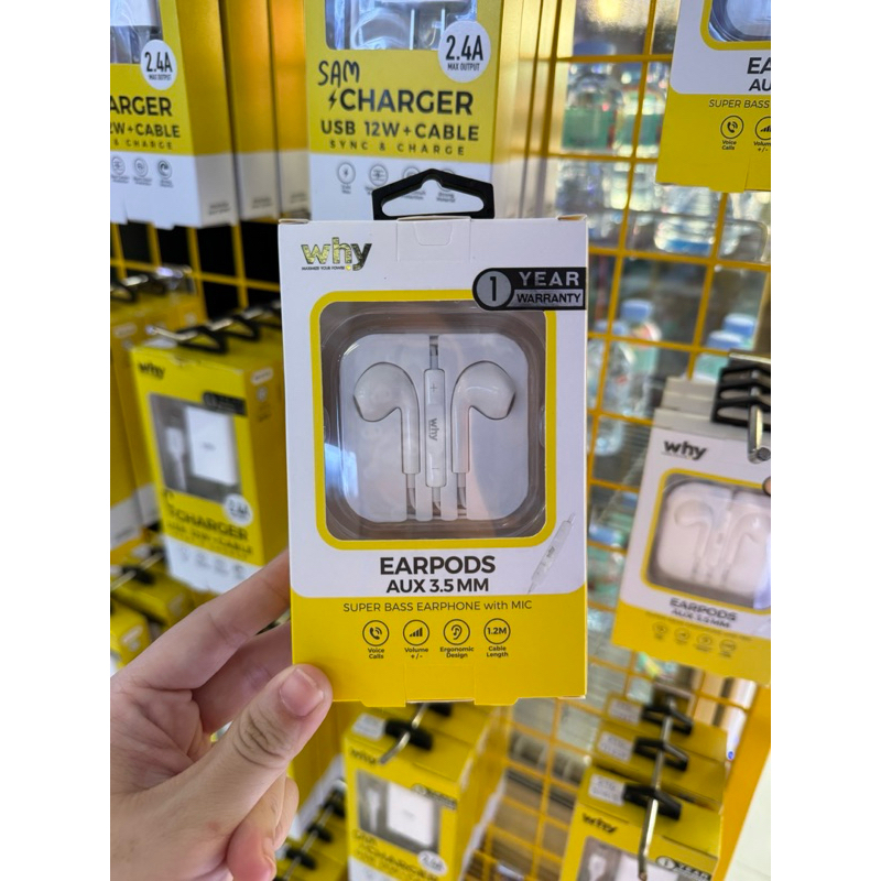 พร้อมส่ง!! หูฟังแบรด์ WHY Smooth หูฟังคุณภาพดี (EP2051)