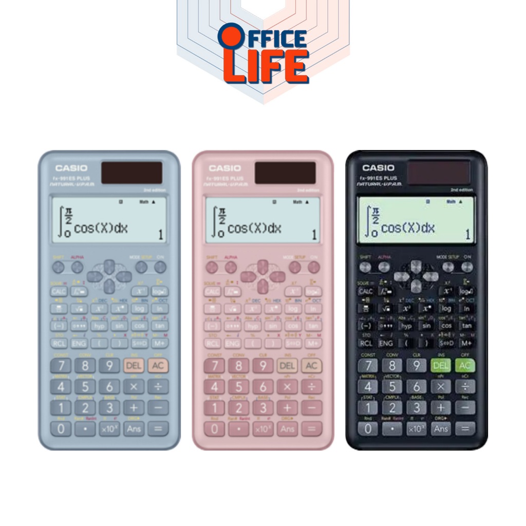 CASIO (คาสิโอ) เครื่องคิดเลขวิทยาศาสตร์ เครื่องคิดเลข รุ่น FX-991ES แบบ 12 หลัก 