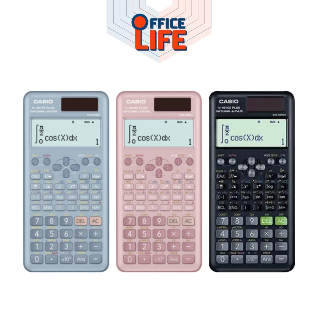 CASIO (คาสิโอ) เครื่องคิดเลขวิทยาศาสตร์ เครื่องคิดเลข รุ่น FX-991ES plus 2nd Edition แบบ 12 หลัก ของแท้ ( 1 เครื่อง )