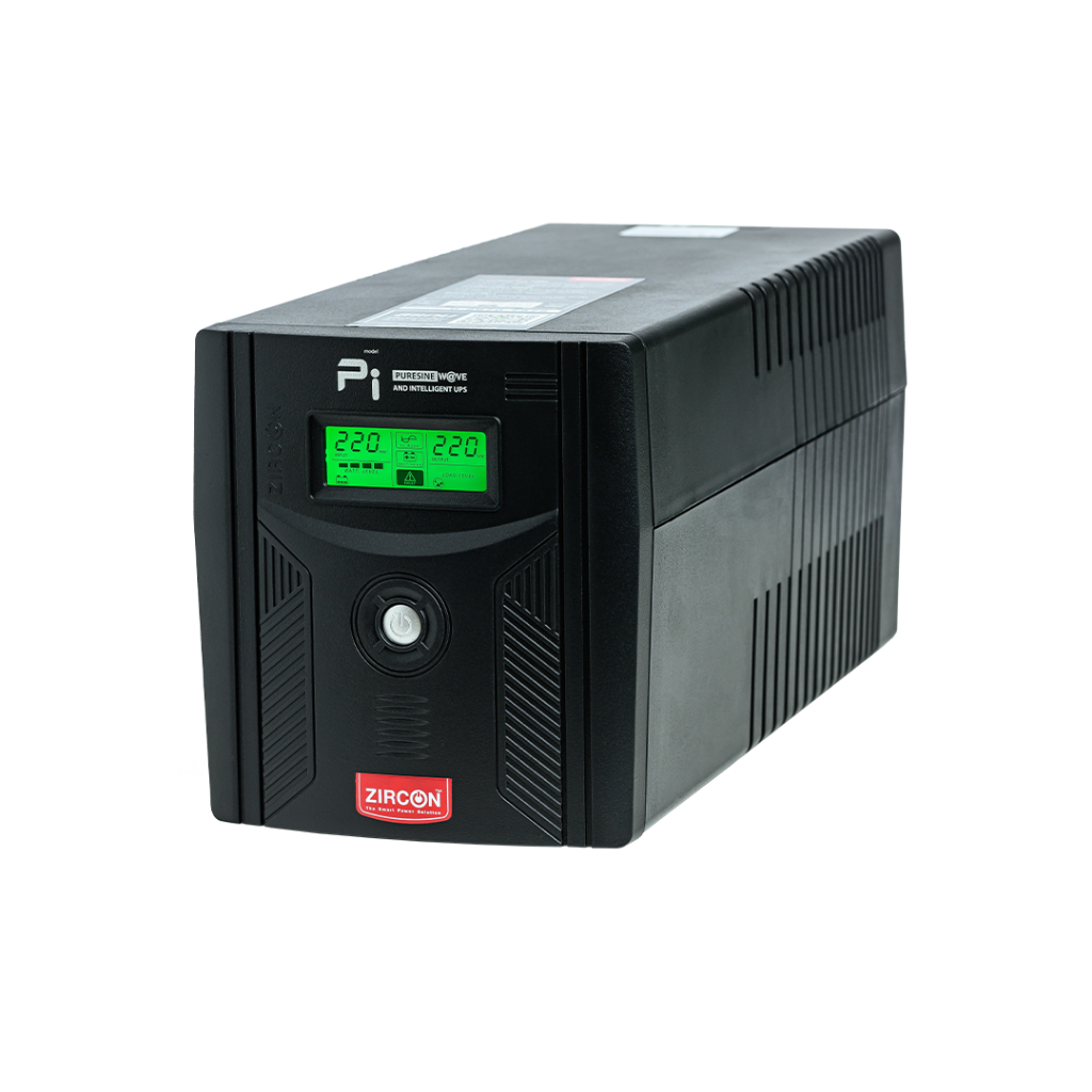 UPS 1000VA/700W PI ZIRCON เพียวซายน์เวฟ สำหรับคอม Gaming/Graphic/PSU80+/ ประกัน 2 ปี ONSITE