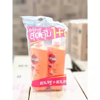 🔥ส่งเร็ว•ของแท้•ใหม่🔥!!แพ็คคู่ ซื้อ1ฟรี1ขวด!! Sunsilk Shampoo ซันซิล แชมพู+ครีมนวด ครบสี ขนาด 350 มล.