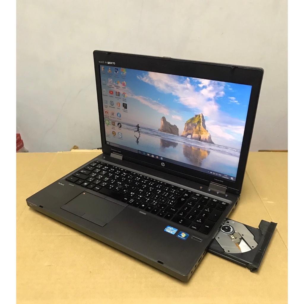 โน๊ตบุ๊คมือสอง HP 6560b Core i3-2310M 2.1GHz(RAM:4gb/HDD:500gb)จอใหญ่15.6นิ้ว