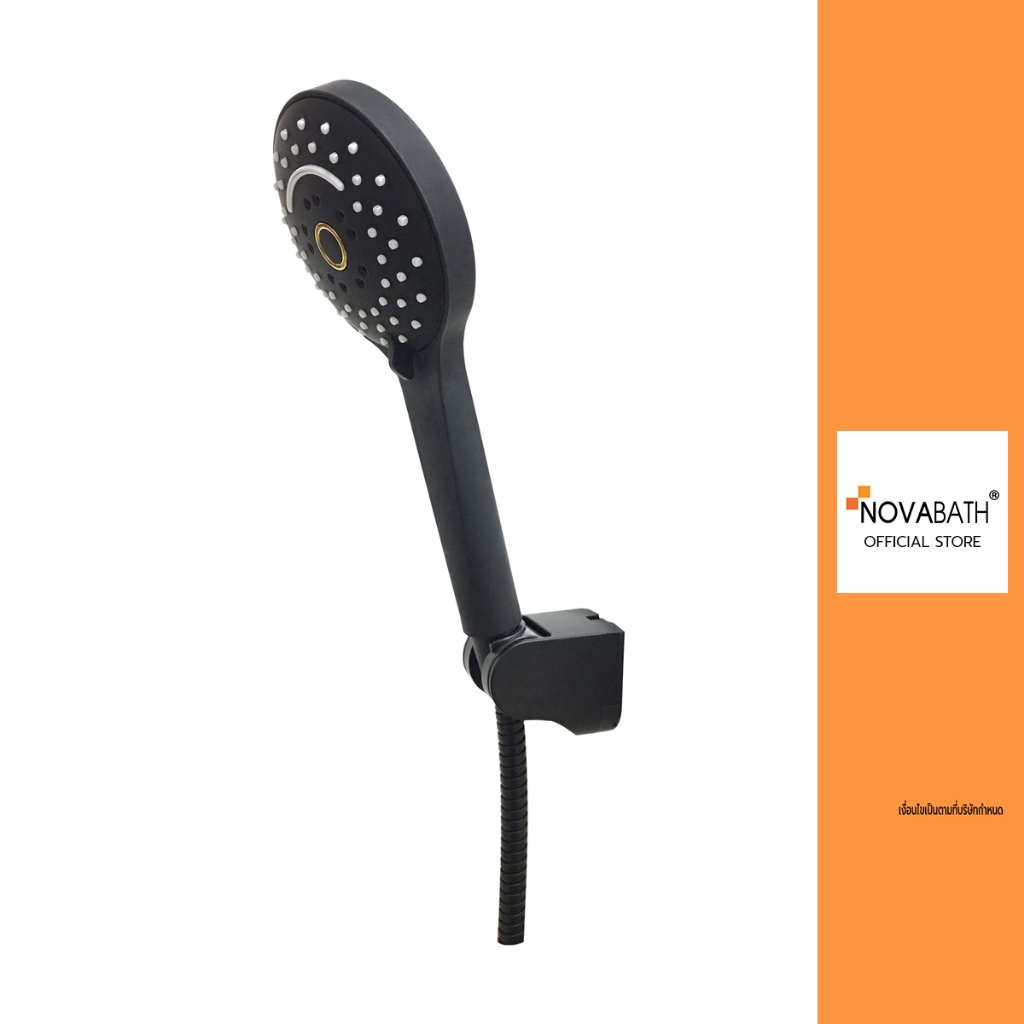 Novabath NOVABATH ชุดฝักบัว 5 จังหวะ BLACK SERIES NVB-HS053B 1A