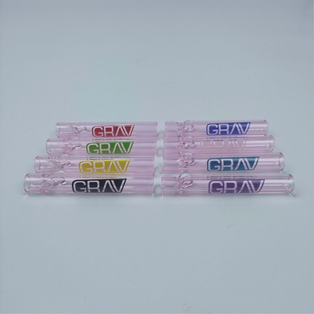 Grav Chillum 3.5 Inch for Dry Herb | One hitter Pink Body