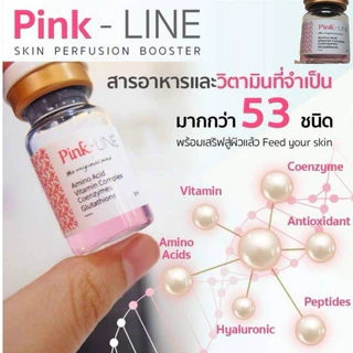 pink-line ผิวใส ลดสิว หน้าใส ฉ่ำเงา อย.ไทย 1 ขวด