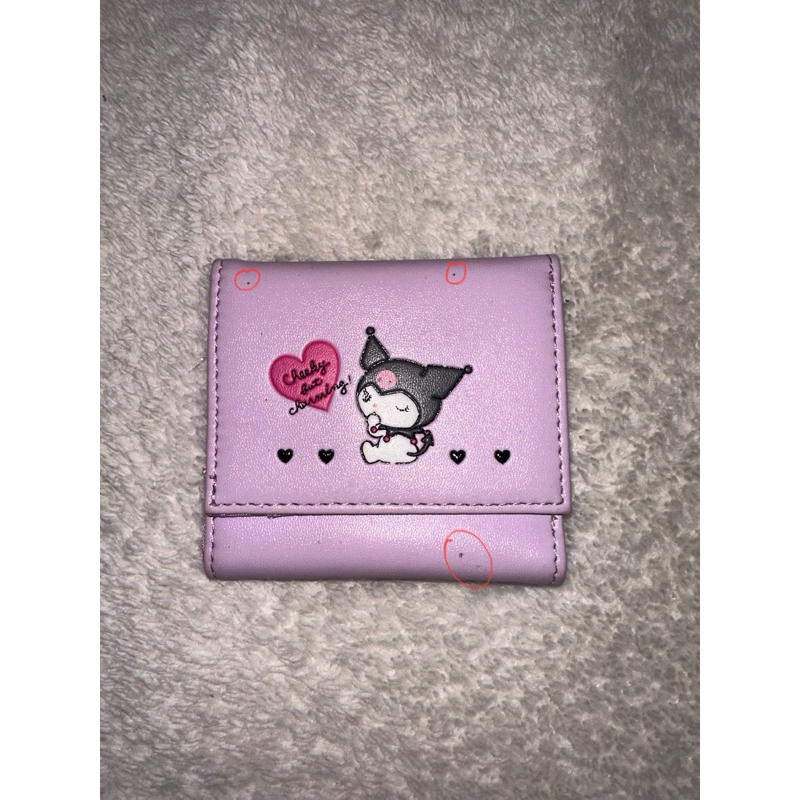กระเป๋าตัง sanrio ค์คุโรมิ kuromi mini wallet💜Sanrio💜 มีตำหนิ