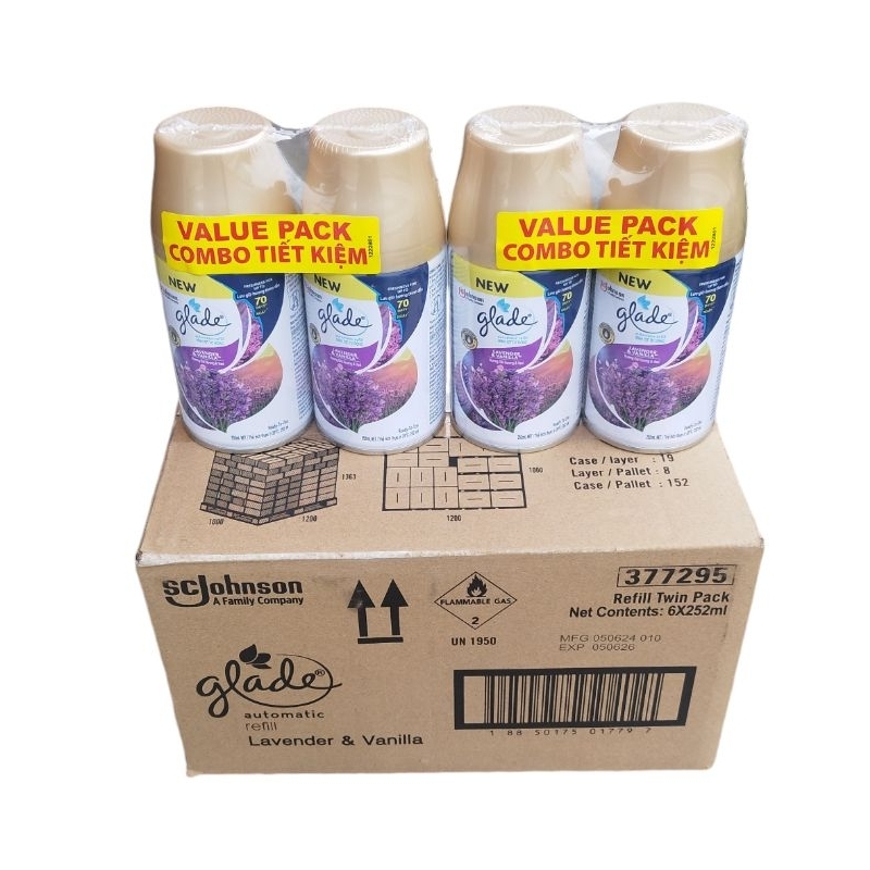Glade ขายยกลัง พร้อมส่ง 10กลิ่น แพ็คคู่สุดคุ้ม คละได้ เกลด สเปรย์ปรับอากาศ ออโตเมติก ริฟิลแพ็คคู่