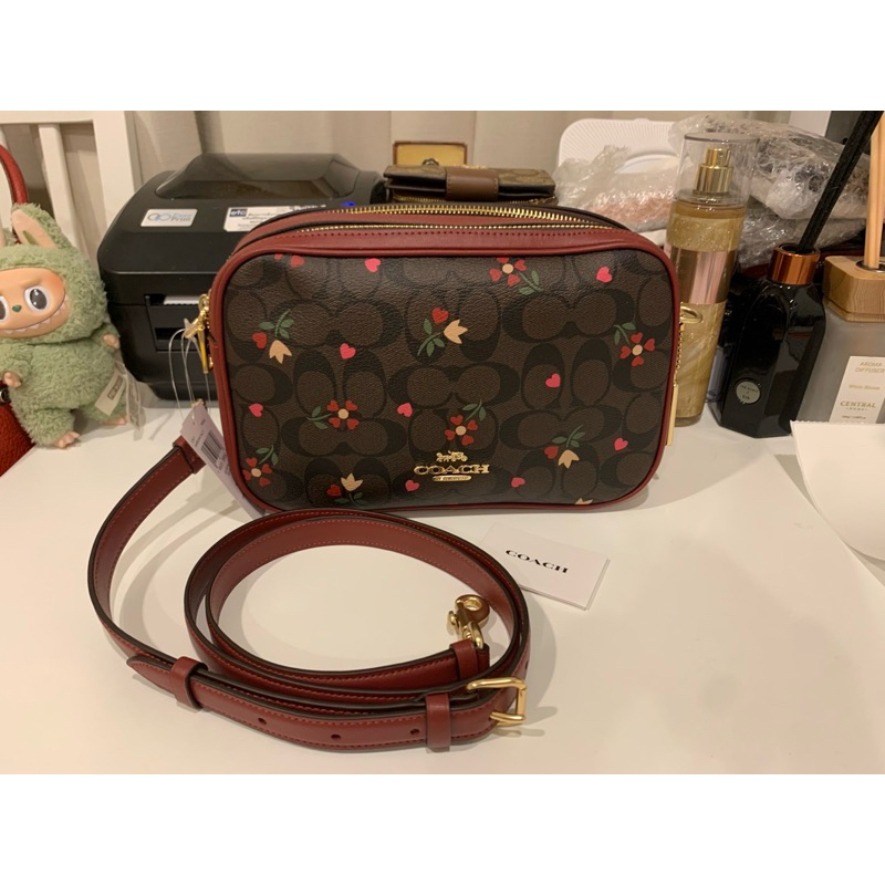 Coach c7617 Jes crossbody 2ซิปใหญ่