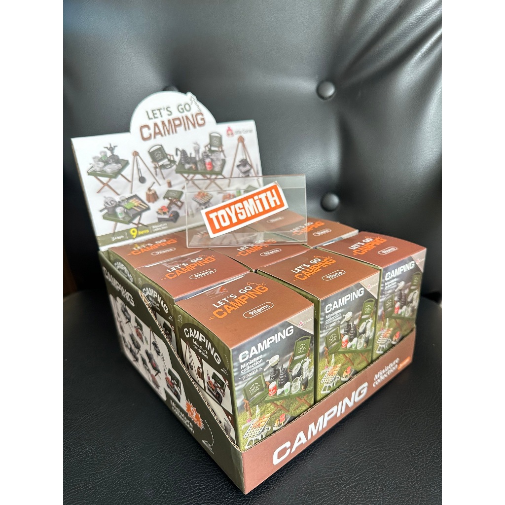 [พร้อมส่งในไทยแบบยก set 9 แบบ] Camping Miniature Collection ของจิ๋วแคมปิ้งเอาไว้เล่นกับ Art Toys สเกล 1/12