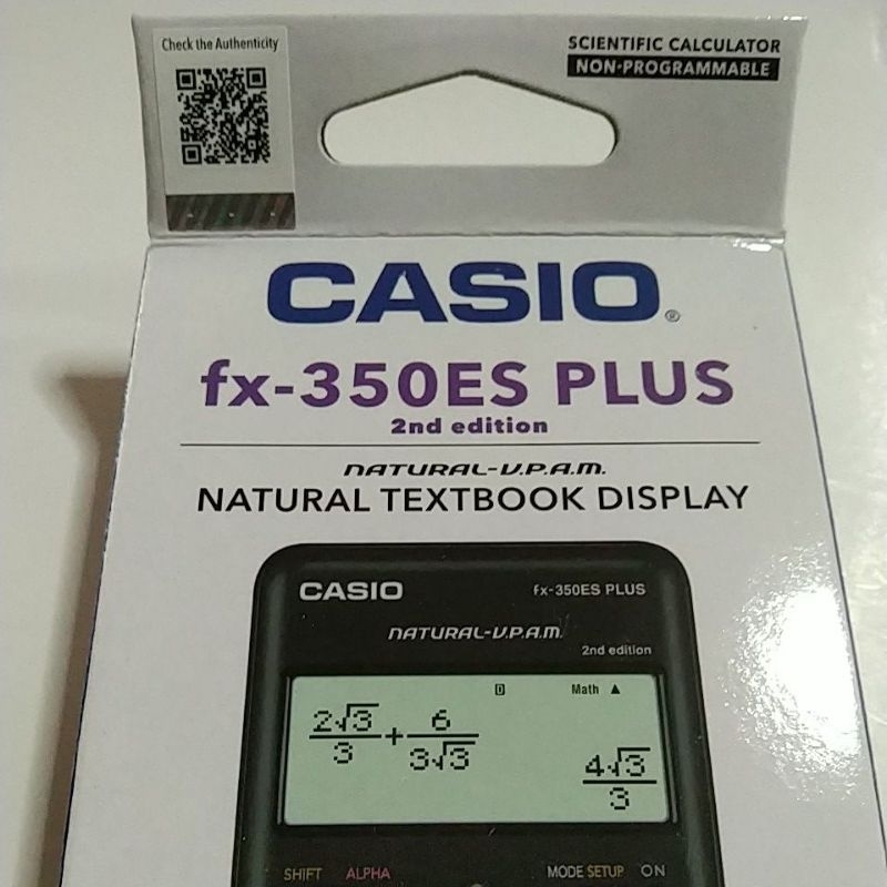 CASIO fx-350ES PLUS เครืองคิดเลขวิทยาศาสตร์ของแท้