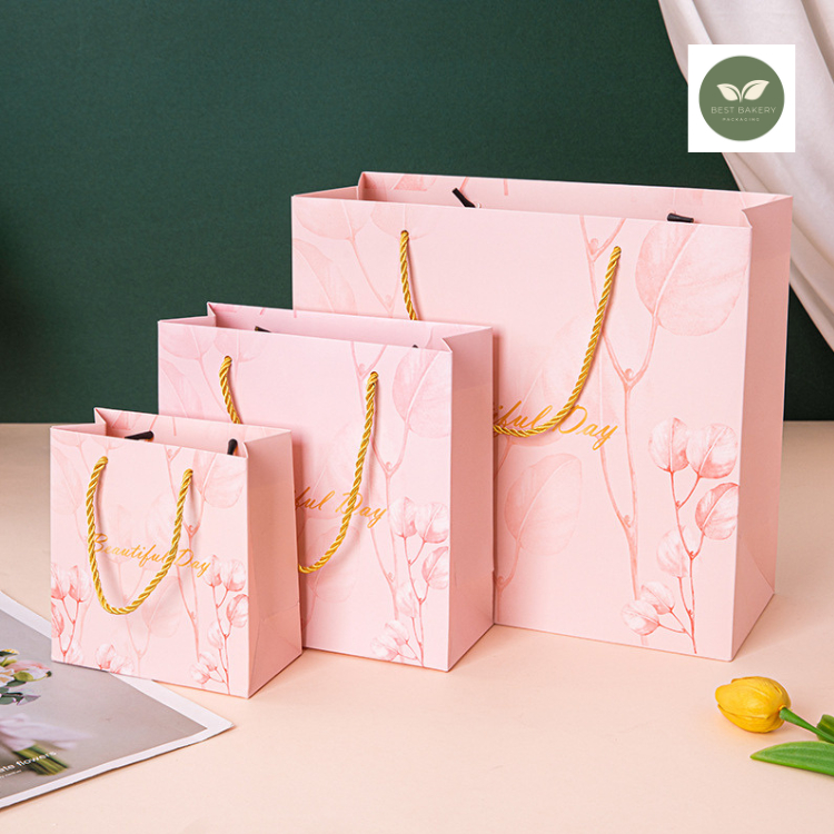 🌈พร้อมส่ง🌈ถุงกระดาษการ์ด กระเป๋าถือ ถุงของขวัญ ถุงบรรจุภัณฑ ์ ถุงห่อของขวัญสากล