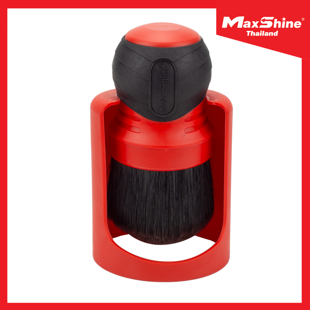 MAXSHINE Detailing Brush – Curved Grip XL Mixed Bristle