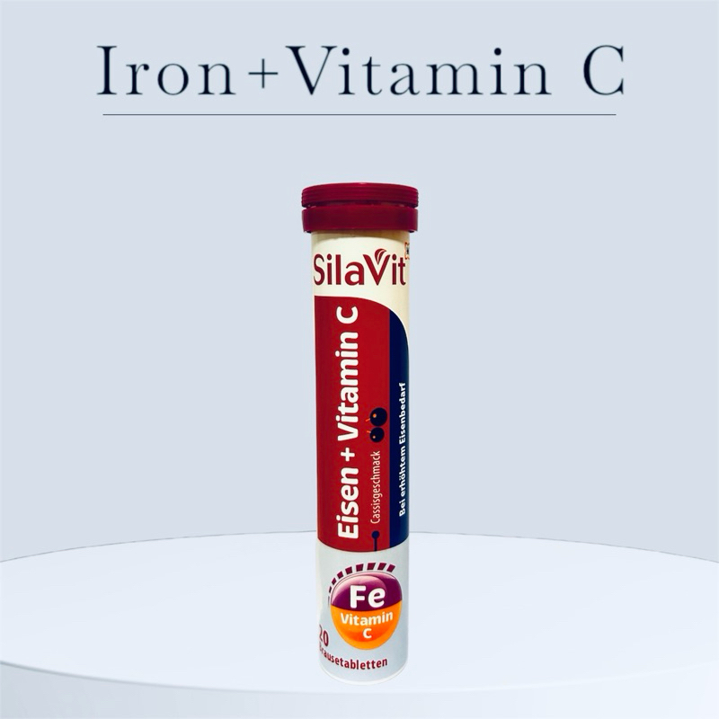 วิตามินเม็ดฟู่ Sila Vit Eisen+Vitamin C รสลูกเกด