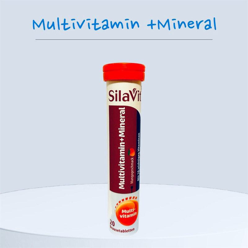 วิตามินเม็ดฟู่ Sila Vit Multivitamin + Mineral รสมะม่วง
