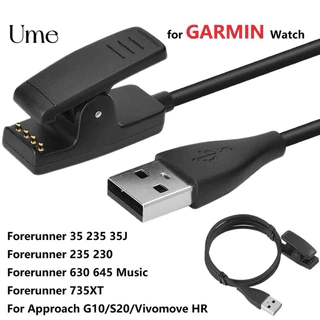 สายชาร์จ Garmin Forerunner 235,645,35,Lily,230, 630, 735xt,Approach S20,vivomove HR ส่งของไวทุกวันจากไทย