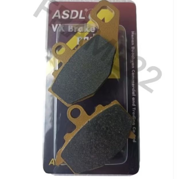 ผ้าเบรคหลัง Er6n - Ninja650 - Versys650 kawasaki ปี11-15