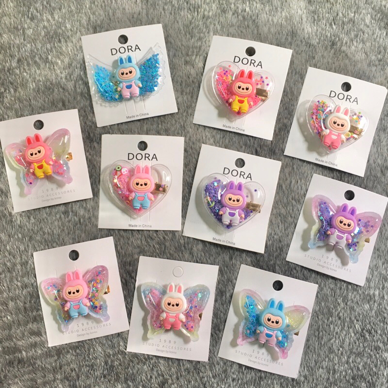 มาใหม่!!🌷(1ชิ้น) กิ๊บติดผมลาบูบู้ ดาวเขย่า น่ารักมากกก