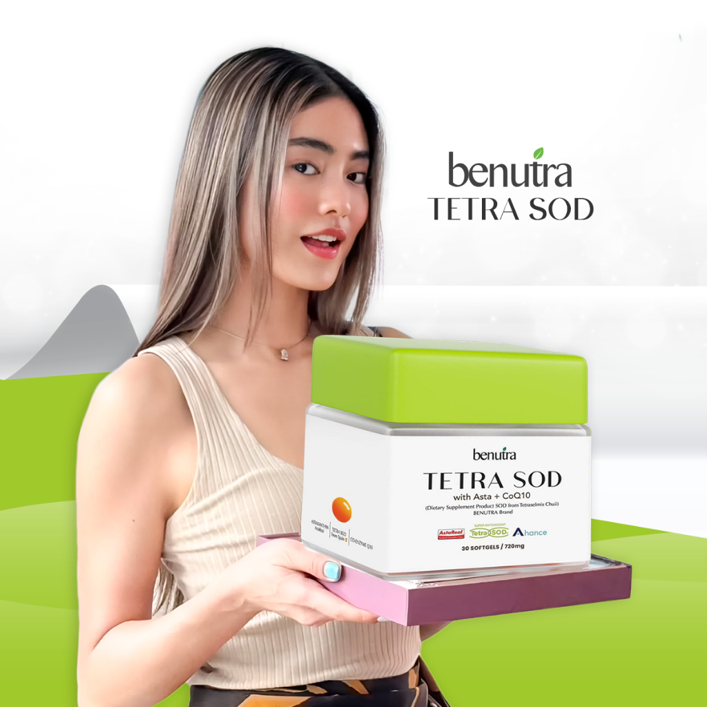 ส่งฟรี Benutra TETRA SOD with Asta+ CoQ10 PYCNOGENOL บีนูทร่า เม็ดส้มกู้ผิว ดูดซึมเร็ว ผิวฉ่ำดูโกลว์ ราคา ถูกที่สุด ดีลบีเคเค แกลเลอรีภาพที่ 3