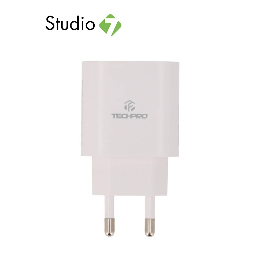 อะแดปเตอร์ TECHPRO Wall Charger 1 USB-C (PD25W) (new TISI) by Studio7