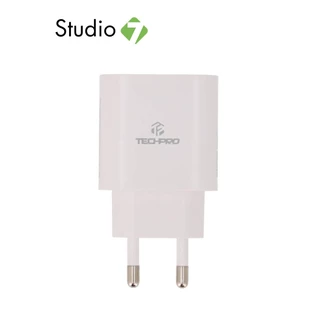 อะแดปเตอร์ TECHPRO Wall Charger 1 USB-C (PD25W) (new TISI) by Studio7