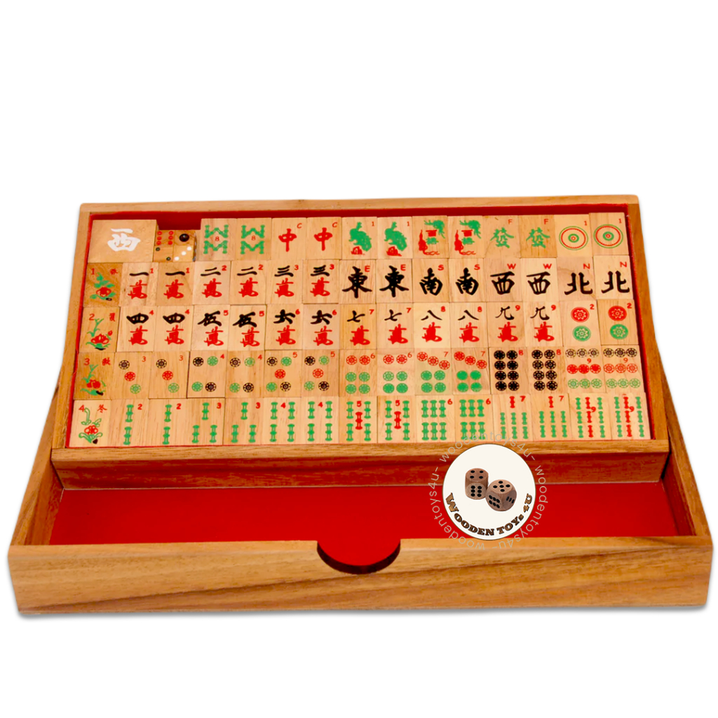 Woodentoys4u ไพ่นกกระจอก มาจอง / Mahjong