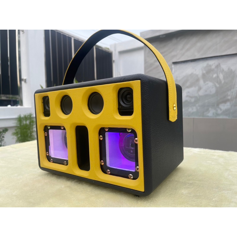 ลำโพงสเปกตู้3นิ้วคู่แบนพาส200wดอกซับsu4โอม30w2ดอกกลางhk2นิ้ว2ดอกแหลมhk1.5นิ้ว2ดอกแอมป์ขับ200wmt21 แบตion21v4000mAh