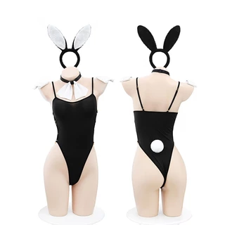 SUPER SEXY ชุดคอสเพลย์ ชุดกระต่าย ชุดนอนเซ็กซี่ 🐰 ไซส์ S-XL นน.46-75 kg ชุดกระต่าย แต่งห่วงด้านข้าง พร้อมจัดส่ง M-878