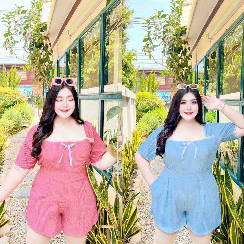 ชุดเซ็ตคนอ้วนผ้าท็อฟฟี่ไซส์ใหญ่