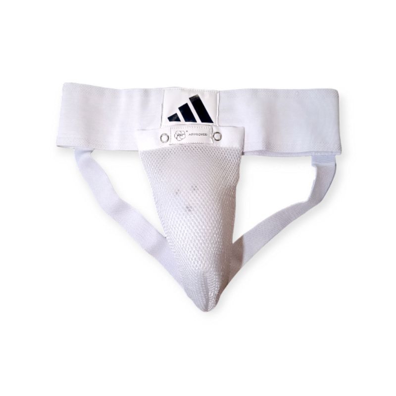 กระจับชายและซัพพอร์ต​เตอร์ adidas groin guard / supporter สำหรับคาราเต้ เทควันโด มวยและกีฬาต่อสู้อื่น (adiBP06)