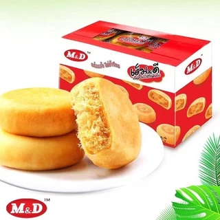 [✅โค้ดส่งฟรี+🎫โค้ดคุุ้ม] ขนมเปี๊ยะไก่หยอง ตราเอ็ม&ดี M&D x 3 กล่อง (36ซอง) อร่อย แป้งบาง ไส้แน่น ( ขายดีมาก ♥ )