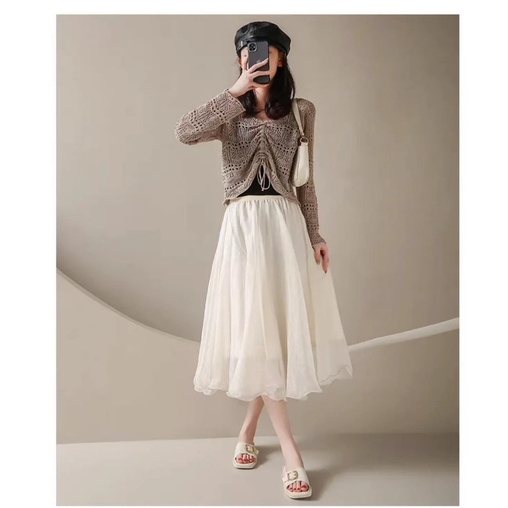 พร้อมส่ง  รองเท้าแตะแบบสวม รองเท้าแตะผู้หญิง สบาย ๆ กันลื่น#818--34#