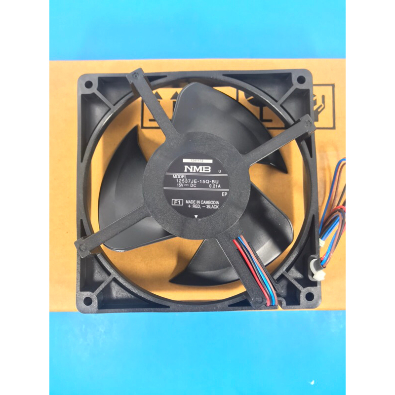 ST5195 SHARP NFANAA001CBZZ AP-203 กxย 12.5x12.5cm.(F FAN MOTOR) (ชาร์ป) พัดลมตู้เย็น อะไหล่ใหม่/อะไหล่แท้ศูนย์ SJ-X300TC