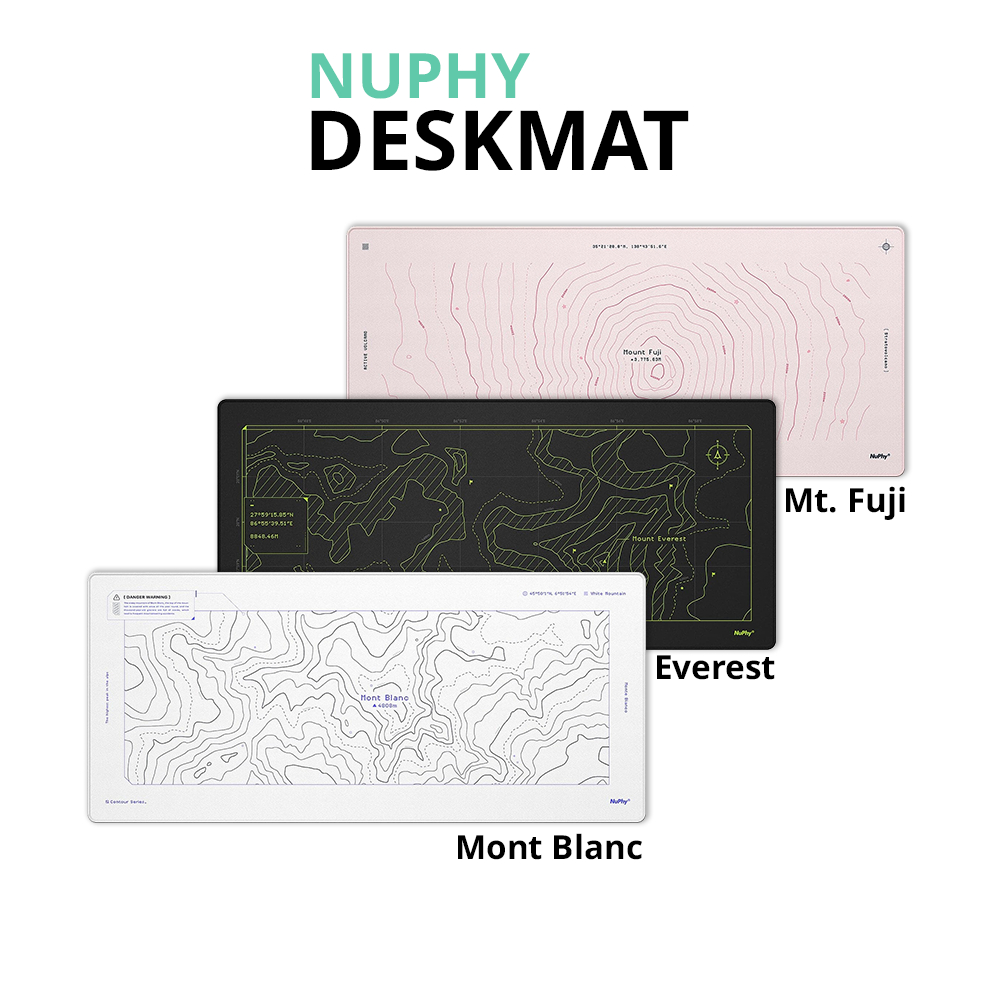 Nuphy Deskmat แผ่นรองเมาส์ แผ่นรองโต๊ะ