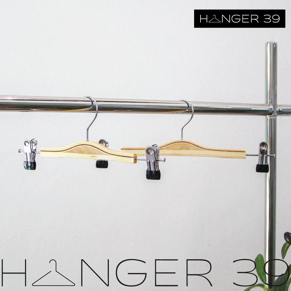 หนีบกางเกง ไม้แขวนกางเกง รุ่น ชั้นไม้มีหนีบตรง : หนีบกางเกงเด็ก หนีบกางเกงผู้ใหญ่ 12 ไม้